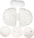 SHOWERORO U-Shaped Pregnancy Pillow with Adjustable Wedge Full Body Support for Side Sleeping Comfortable Waist Cushion