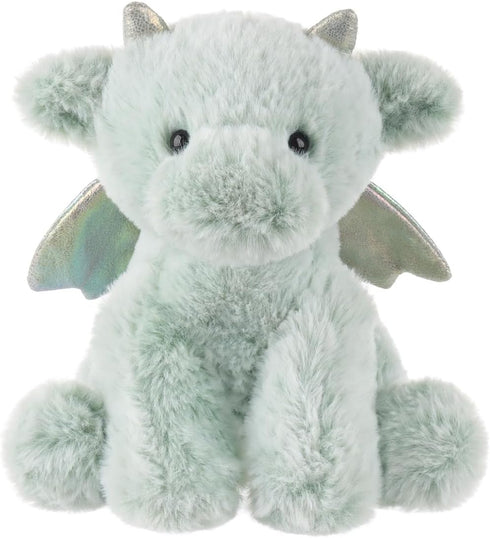 Apricot Lamb Toys Plush Green Dragon Dinosaur Stuffed Animal, Soft Cuddly 8 Inch for Children