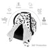 Zhbvncp Dalmatian Pattern Baby Car Seat Cover & Breastfeeding Nursing Cover - Breathable Stretch Fabric Multi-Use