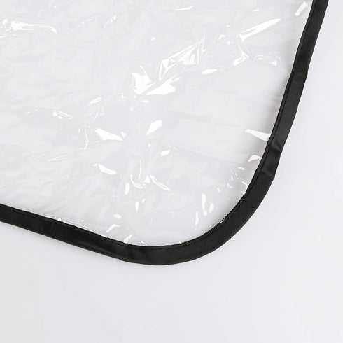 Twins Baby Pushchair Rain Cover, Universal Waterproof Stroller Guard for Double Carriage, Outdoor Wind Dust Snow