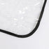 Twins Baby Pushchair Rain Cover, Universal Waterproof Stroller Guard for Double Carriage, Outdoor Wind Dust Snow