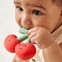 Itzy Ritzy Natural Rubber Teether BPA-Free Soft & Durable Infant Teething Toy, Easy for Little Hands to Grab & Squeeze