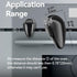 EUDEMON Childproof Oven Door Lock, 1 Pack, Easy to Install, Heat-Resistant Material, No Tools Needed (Black)