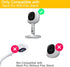 Nanit Pro Smart Baby Monitor & Flex Stand Mount, Compatible with VTech VM901, VH919HD, Momcozy BM01, White
