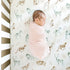 Set 2 PackFit Stretch Ultra Soft Jersey Knit Fitted Crib Sheets All Standard Crib Mattress Pads Safe and Snug, Crib