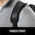 Gorilla Grip Car Seat Travel Bag, Water Dirt Tear Resistant, Easy Carry Padded Backpack Cover for Airplane, Black