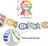 Fancy Land Happy Birthday Badge Stickers for Kids, 200 Pcs It's My Birthday Stickers for Home Classroom Party Decoration