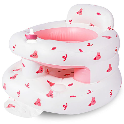 3-36 Inflatable Baby Seat for Months, Baby Seats for Infants for Sitting Up with Back Support Built in Air Pump