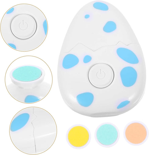 Ipetboom Trimmer Electric Nail for Adults Safe Nail Care Kit with Grinding Heads Cute Cartoon Design Comfortable Grip
