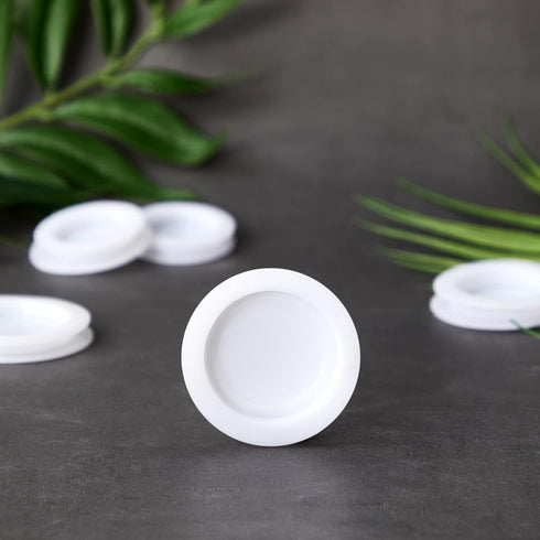 Boao 20 Pieces Piggy Bank Stopper Replacement, Bulk Rubber Plugs in 7 Sizes (White)