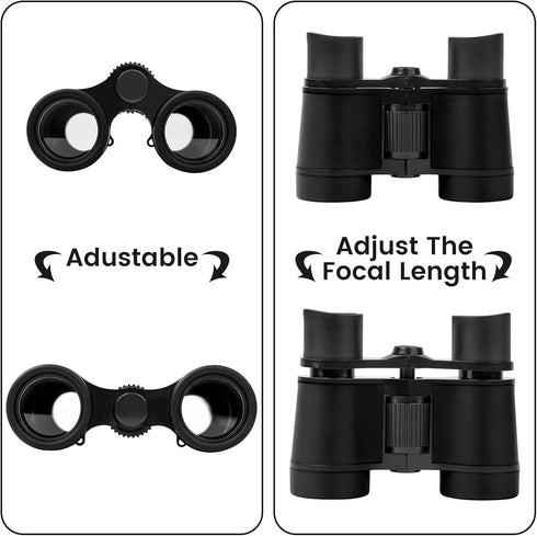 DR. ANISON Set 3-12 Binoculars for Kids Toy Binoculars for Age Years Old Boys Girls Outside Play, Bird Watching