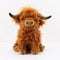Highland Cow Stuffed Animal, Cute Plush Doll Toy 10 inch Gift for Girls Boys Christmas (Highland Cow 25cm)