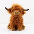 Highland Cow Stuffed Animal, Cute Plush Doll Toy 10 inch Gift for Girls Boys Christmas (Highland Cow 25cm)