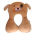 KAKIBLIN Baby Neck Pillow, Upgraded Support Pillow for Carseat, Newborn Neck Support for Travel (Brown)