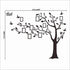 Large Family Tree Wall Decor, DIY Black Photo Frame Sticker Decal Art for Living Room Home Decor