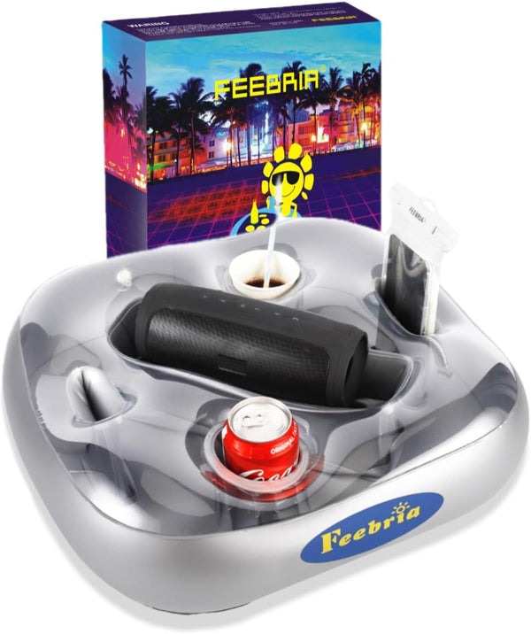 Upgraded Pool Drink Holder - Drink Float for Hot Tub, Beach and Party Decor