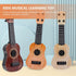 Toddmomy Kids Ukulele Guitar Toy - 2 Pcs 4 Strings Educational Musical Instrument for Toddlers & Preschoolers