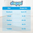 Reusable Waterproof 100% Nylon Taffeta Diaper Pants, Small (Fits 14 - 19 lbs), Leak-Proof & Rip-Proof, 2 Counts