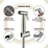 XKHLQLPEF Set Bidet Sprayer with Single Cold Water Stainless Steel Portable Cloth Diaper Washer Shower Sprayer Wall