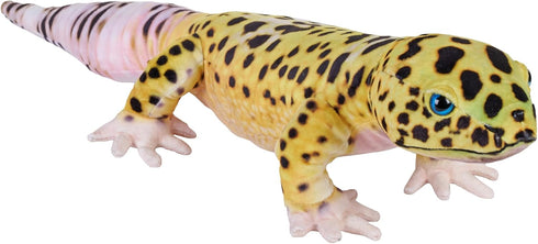 Wild Republic Living Earth Leopard Gecko Stuffed Animal, 24 inch Plush Toy made from Recycled Water Bottles
