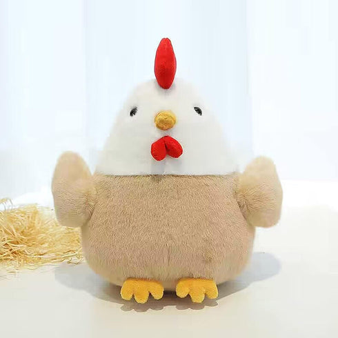 Chicken Stuffed Animal Plush Doll, 8 inch, Gift for Girls, Christmas (Chicken)