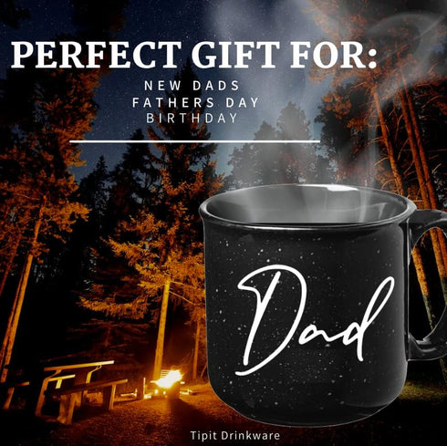 Set Set Mom Dad Campfire Mug - New Parents Couples Gifts - Pregnancy Announcement - Gift Ideas for Expecting Parents