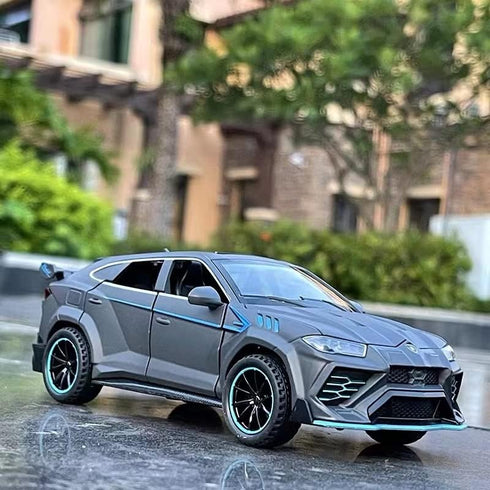 Compatible 1/32 Lambo Urus Model Car - Diecast Collectible Pull Back Toy with Light and Sound for Kids
