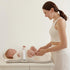 NICEMER Baby Changing Pad Wipeable & Waterproof, Soft & Non-Slip Adjustable Safety Belt, Changing Table and Dresser