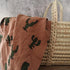 Leyl&Ari Muslin Swaddle Blanket - 100% Organic Cotton Lightweight Receiving Wrap for Infant & Newborn (Cactus, 47X47)