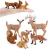 6 Pcs Simulated Forest Animal Models, Woodland Creatures Figurines Educational Props for Kids