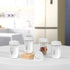 5 oz, 4 Pack Gulicola Glass Breastmilk Storage Bottles, Wide Neck Breastmilk Collection Bottles, - White