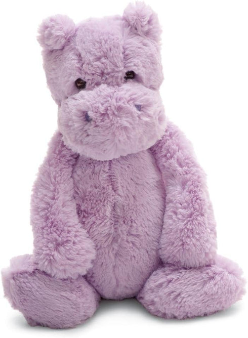 Bashful Lilac Hippo Stuffed Animal - Jellycat, Medium 12 inches, Classic Children's Gift