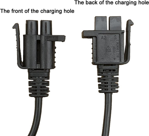 24V B-Type Plug Charger for 24-Volt Gravedigger Monster Truck & Yamaha Grizzly Ride On Toy Car