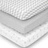 BaeBae Goods 4 Pack, Set, Premium Crib Sheets for Baby Boys and Girls, Soft and Breathable Jersey Knit Fitted Sheet