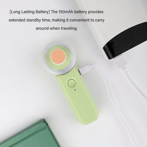 Rushbom Trimmer 2 6 Baby Nail Speeds Grinding Pads Electric Nail File with Light for Newborn Infant Toddler Kids Adults