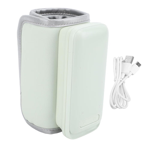 Hamwesh Baby Bottle Warmer, Fast Heating Precise Temperature Control Milk Warmer with Leather Insulated Sleeve