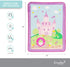 EVERYDAY KIDS Toddler Throw Blanket, 30" by 40", Princess Storyland, Super Soft and Comfortable