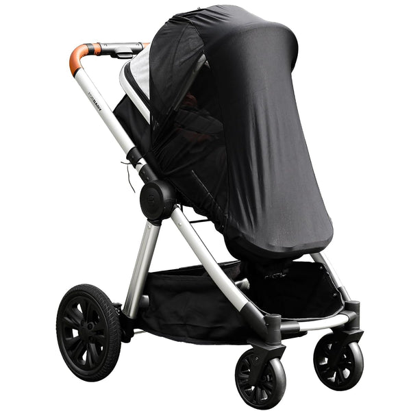 Stroller Sun Shade Cover, Baby Car Seat Carrier Sunshade, Dark Shade Cuts 96% UV Rays