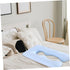 U-Shape Pregnancy Support Pillow Case Multi-Functional Body Cushion Cover for Side Sleeping Durable Washable Sky Blue