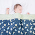 Baby Blankets for Unisex Boys Girls, Super Soft Nursery Minky Blankets, 30 x 40 inch Outer Space Printed Bed Throws for