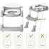 Potty Training Seat with Step Stool Ladder for Kids and Toddler,Wiifo Sturdy Potty Ladder with Soft Padded Cushion