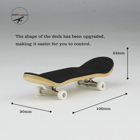Professional Finger Skateboard with Wheels and Bearings, Mini Fingerboard Toy for Adults and Kids