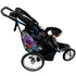 Evelots 2 Pack Bike/Stroller Storage Bag, Side Sling with Hook & Loop, Durable Polyester, Black