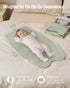 Vegan Leather Baby Changing Pad with Travel Change Mat - Complete Bundle