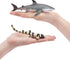 Toymany 8PCS Shark Toys Figurines - Realistic Sea Creatures for Kids 3-12, Ocean Sea Animal Cake Topper Educational