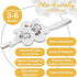 3 6 Nurturally Baby Anti Roll Sleeper Support, Safe & Breathable Fabric, Baby Anti Roll Sleep Positioner Designed