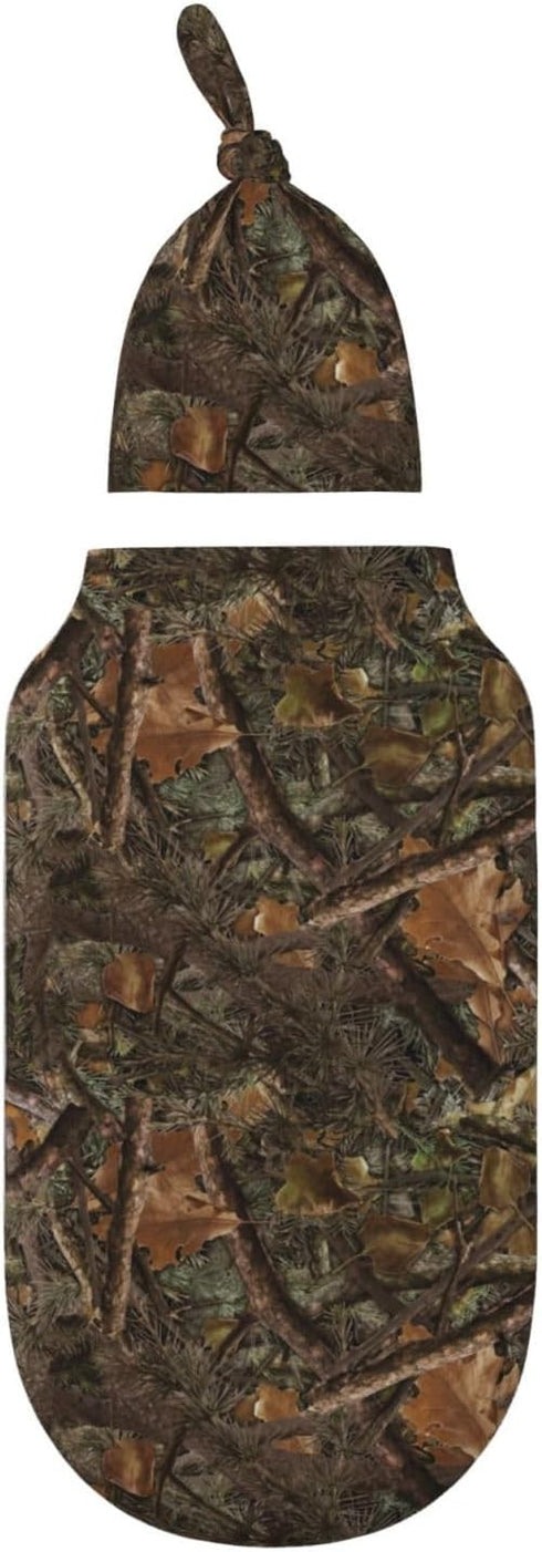 Camo Swaddle Blankets Newborn Receiving Blanket Baby Swaddle Wrap Soft Sleeping Sack for Baby Girls Boys by Figtihw