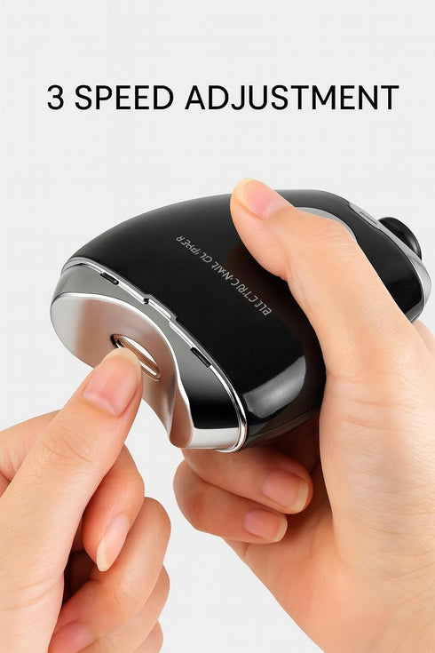 GUNIXA Trimmer 3 Settings, Electric Nail Clipper with USB Charging- Safe & Automatic Nail for Adults, Kids & Seniors