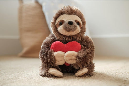 6.5 Inch Bearington Lil Simon Love Sloth Stuffed Animal - Cute Plush Toy for Girls & Kids - Unique Sloth Plush