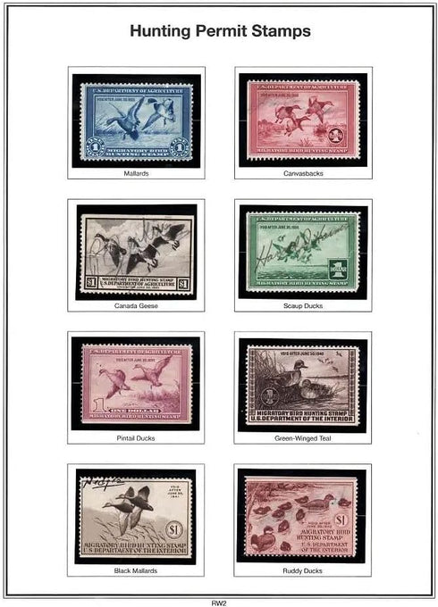 Strip Style Black Stamp Mounts - Size 27